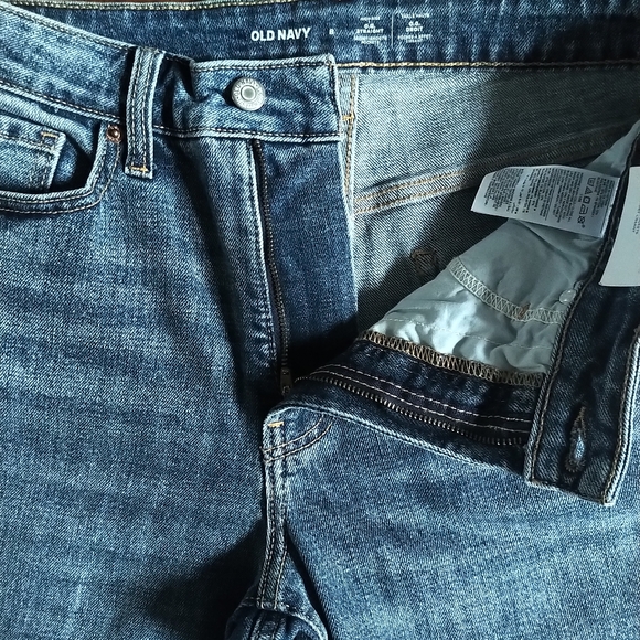 NWT Old Navy High Waisted OG Side-Slit Ankle Jeans - Picture 8 of 11